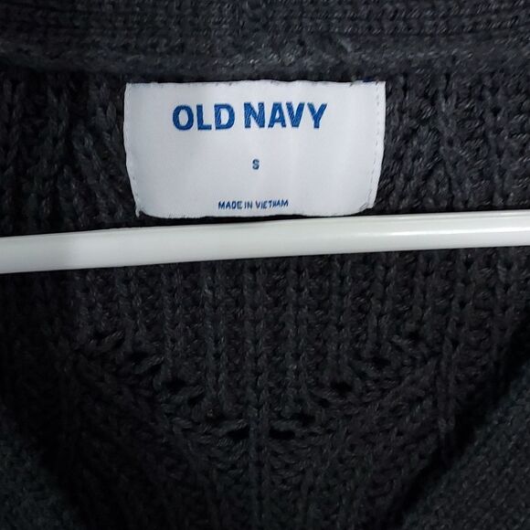 Old Navy Gray Sweater Women's Button Front Size Small - Picture 2 of 10
